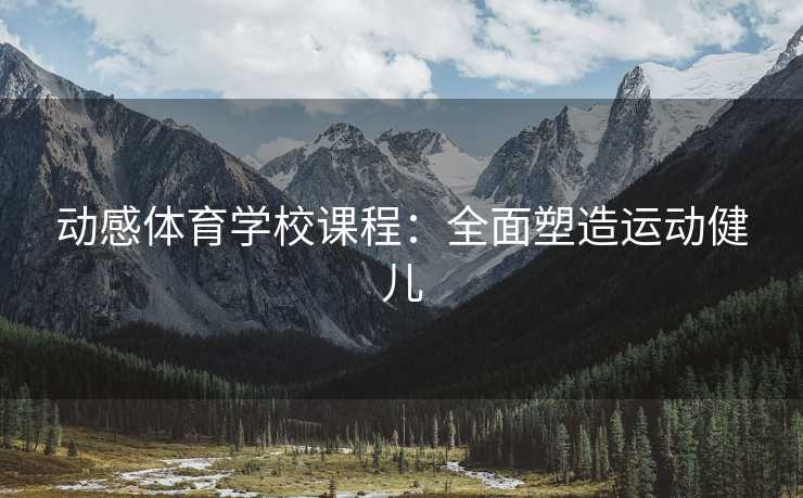 动感体育学校课程：全面塑造运动健儿