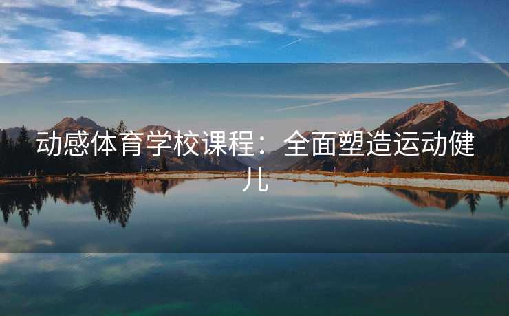 动感体育学校课程：全面塑造运动健儿