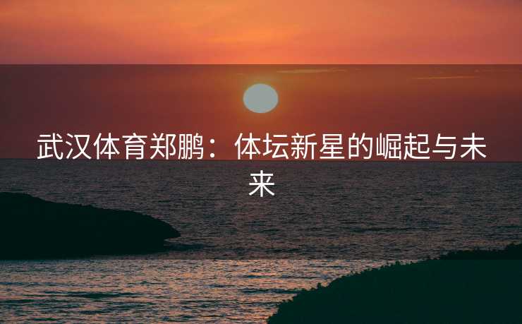 武汉体育郑鹏：体坛新星的崛起与未来